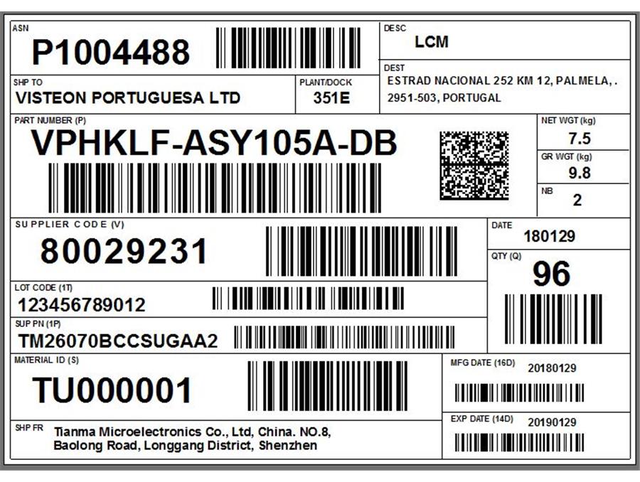 Micro 90 Container Label Container Internal Photo Container External Photo