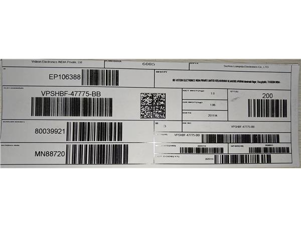 Micro 90 Container Label Container Width: 200.000 mm